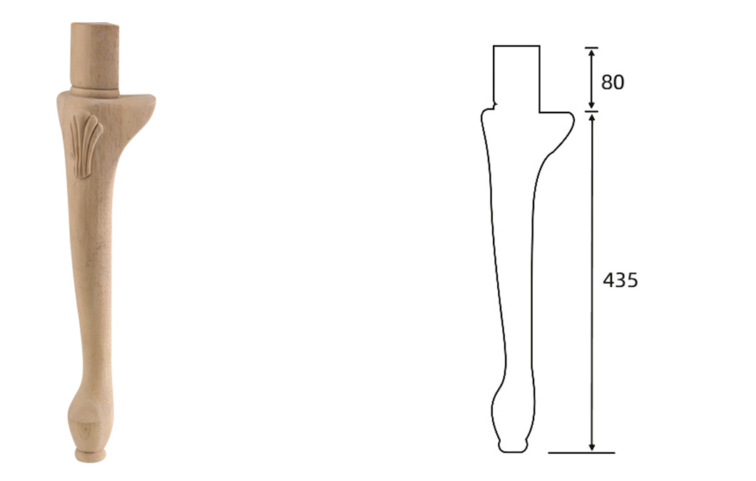 wooden legs carved